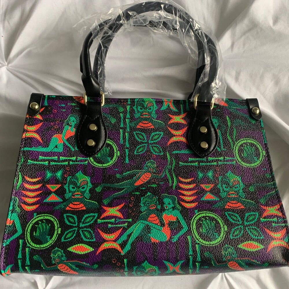 Creature From the Black Lagoon Ladies Womens Handbag Purse Tiki Monster